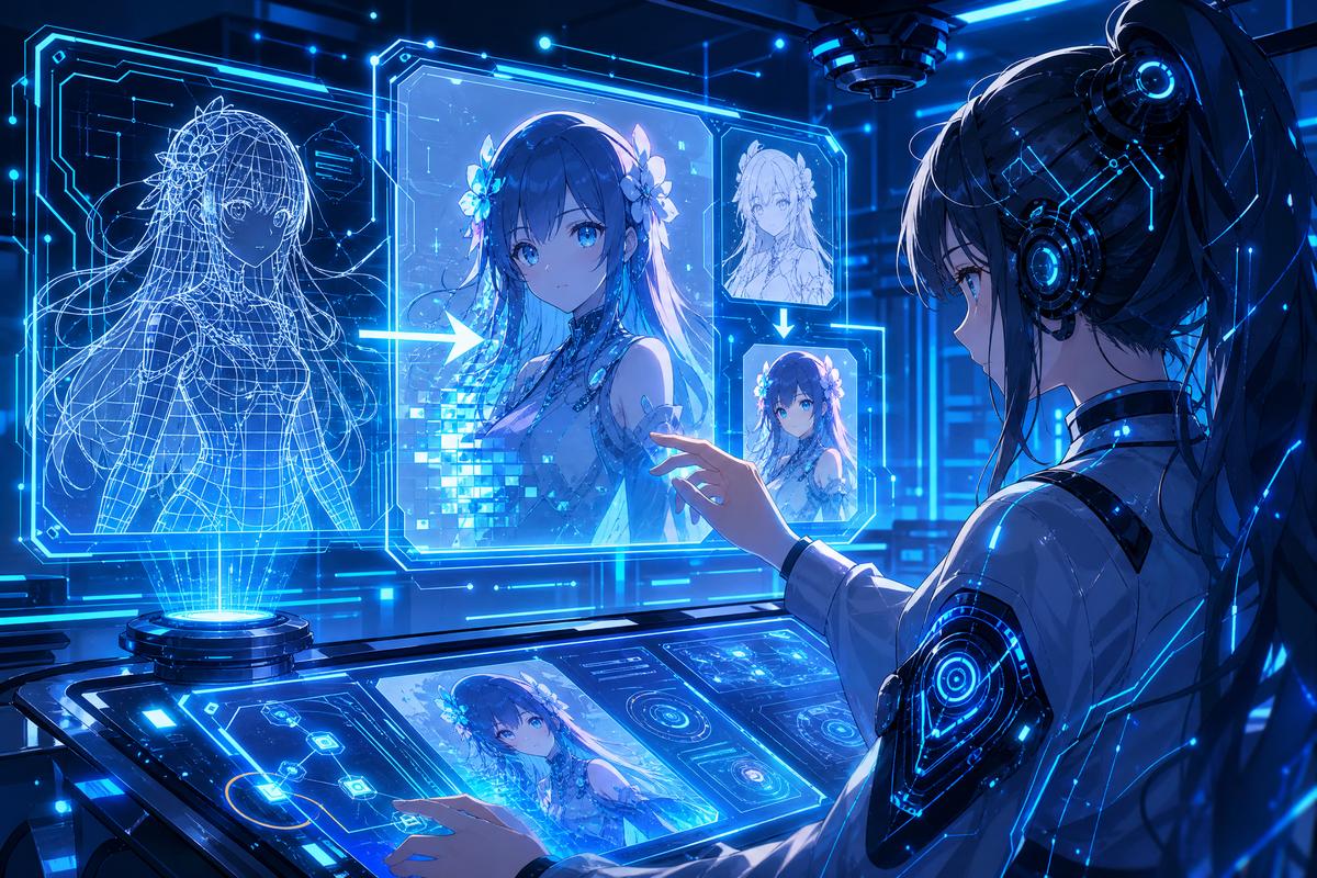 女神视频AI动漫剪辑技术展示